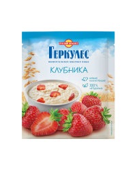 Геркулес с клубникой