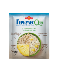 HERCULES Q10 Instant Oatmeal with Pineapple and Chia Seeds